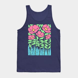 Minimalist Modern Flower Tank Top